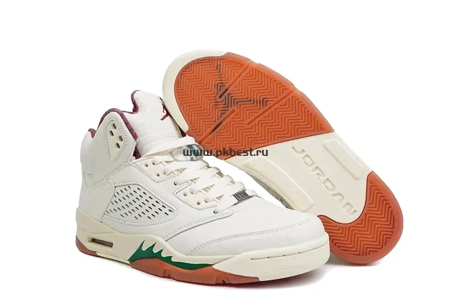 orange RETAIL GOD GRITO”White SHIP MATERIALS PK 5 READY “EL Jordan Jordan green TO Air 0511